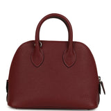 Hermes 1923 Bolide Mini Rouge H Chevre Palladium Hardware