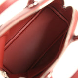 Hermes 1923 Bolide Mini Rouge H Chevre Palladium Hardware