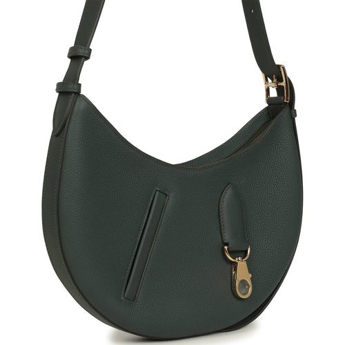 Hermes P'tit Arcon Bag Vert Mangrove Togo and Swift Permabrass Hardware