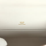 Hermes Kelly Pochette Gris Pale Swift Gold Hardware