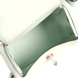 Hermes Mini Lindy II Vert Peppermint Swift Palladium Hardware - Thumbnail View 9