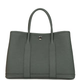 Hermes Garden Party 30 Vert Amande Negonda Palladium Hardware