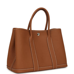 Hermes Garden Party 30 Gold Negonda Palladium Hardware