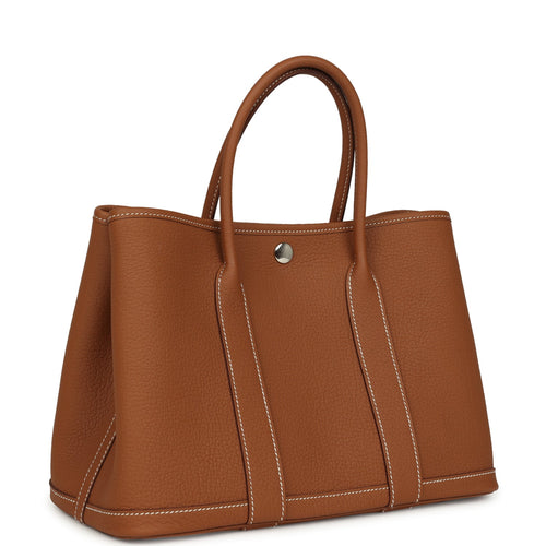 Hermes Garden Party 30 Gold Negonda Palladium Hardware