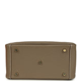 Hermes Lindy 26 Etoupe Clemence Gold Hardware - Thumbnail View 6