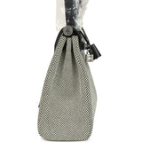 Hermes Herbag Zip PM 31 Black Vache Hunter and Ecru-Black Criss Viking Canvas Palladium Hardware - Thumbnail View 3