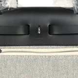 Hermes Herbag Zip PM 31 Black Vache Hunter and Ecru-Black Criss Viking Canvas Palladium Hardware - Thumbnail View 8