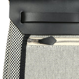 Hermes Herbag Zip PM 31 Black Vache Hunter and Ecru-Black Criss Viking Canvas Palladium Hardware - Thumbnail View 9
