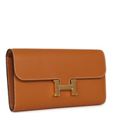 Hermes Constance Wallet To Go Toffee Epsom Gold Hardware - Thumbnail View 2