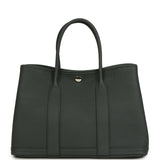 Hermes Garden Party 30 Vert Mangrove Negonda Palladium Hardware - Thumbnail View 1