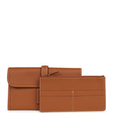 Hermes Jige Duo Clutch Gold Swift Palladium Hardware