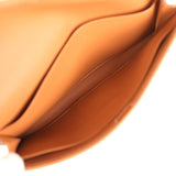 Hermes Jige Duo Clutch Gold Swift Palladium Hardware