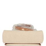 Hermes Herbag Zip 20 Mini Ecru and Beige Toile H Canvas and Fauve Vache Hunter Palladium Hardware - Thumbnail View 10