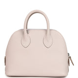 Hermes 1923 Bolide Mini Mauve Pale Verso Evercolor Palladium Hardware