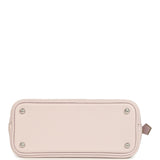 Hermes 1923 Bolide Mini Mauve Pale Verso Evercolor Palladium Hardware