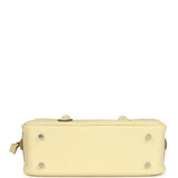 Hermes Mini Plume 21 Bag Jaune Milton Swift Palladium Hardware
