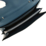 Hermes Constance Wallet To Go  Bleu De Prusse Evercolor Palladium Hardware