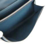 Hermes Constance Wallet To Go  Bleu De Prusse Evercolor Palladium Hardware