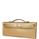 Hermes Kelly Cut Dore Chevre Chamkilight Permabrass Hardware