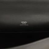 Hermes Kelly Pochette Black Swift Palladium Hardware