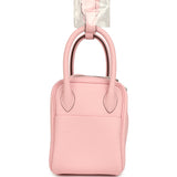 Hermes Mini Lindy II Rose Sakura Verso Swift Palladium Hardware
