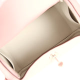 Hermes Mini Lindy II Rose Sakura Verso Swift Palladium Hardware