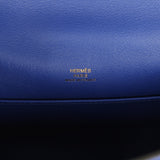 Hermes Kelly Pochette Bleu Electric Swift Gold Hardware