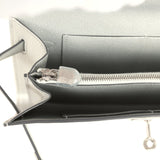 Hermes Kelly Wallet To Go Argent Chevre Chamkilight Palladium Hardware