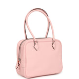 Hermes Mini Plume 21 Bag Rose Sakura Swift Palladium Hardware