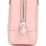 Hermes Mini Plume 21 Bag Rose Sakura Swift Palladium Hardware