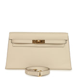 Hermes Kelly Elan Craie Epsom Gold Hardware