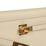 Hermes Kelly Elan Craie Epsom Gold Hardware