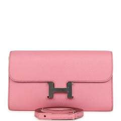Hermes Constance Wallet To Go Bubblegum Epsom Palladium Hardware