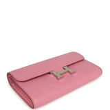 Hermes Constance Wallet To Go Bubblegum Epsom Palladium Hardware - Thumbnail View 6