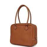 Hermes Mini Plume 21 Bag Gold Swift Palladium Hardware