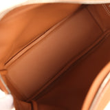 Hermes Mini Plume 21 Bag Gold Swift Palladium Hardware