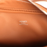 Hermes Mini Plume 21 Bag Gold Swift Palladium Hardware