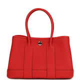 Hermes Garden Party Neo 23 Rouge De Coeur Togo Palladium Hardware