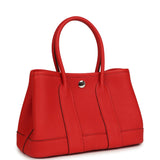 Hermes Garden Party Neo 23 Rouge De Coeur Togo Palladium Hardware