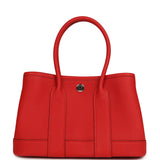 Hermes Garden Party Neo 23 Rouge De Coeur Togo Palladium Hardware