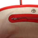 Hermes Garden Party Neo 23 Rouge De Coeur Togo Palladium Hardware