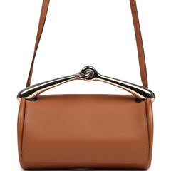 Pre-owned Hermes Maximors I Bag Gold Swift Palladium Hardware