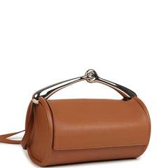 Pre-owned Hermes Maximors I Bag Gold Swift Palladium Hardware