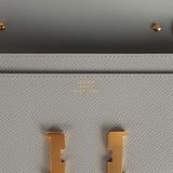 Hermes Constance Wallet To Go Gris Pantin Epsom Gold Hardware - Thumbnail View 7