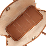 Hermes Garden Party Neo 23 Beige-Ecru Toile H Canvas and Gold Negonda Palladium Hardware - Thumbnail View 7