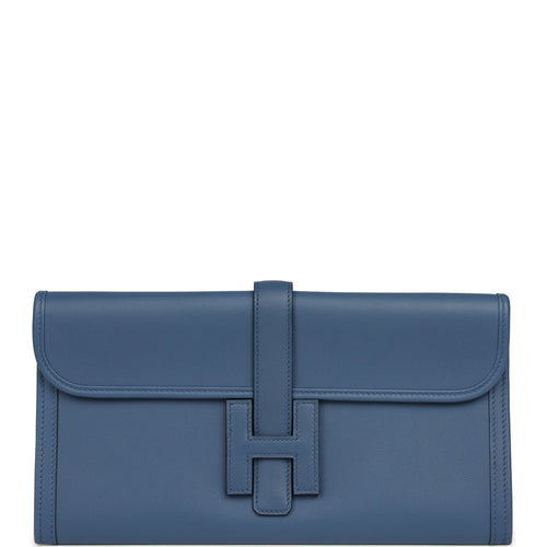 Hermes Jige Elan 29 Bleu Agate Swift