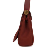 Hermes Herbag Zip 20 Mini Rouge H Toile Militaire Canvas and Vache Hunter Gold Hardware - Thumbnail View 3