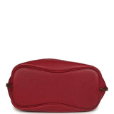 Pre-owned Hermes So Kelly 22 Rubis Togo Palladium Hardware