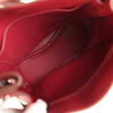 Pre-owned Hermes So Kelly 22 Rubis Togo Palladium Hardware