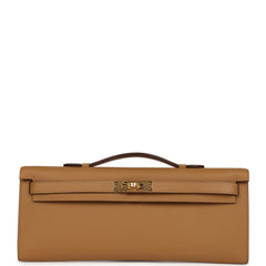 Hermes Kelly Cut Biscuit Epsom Gold Hardware